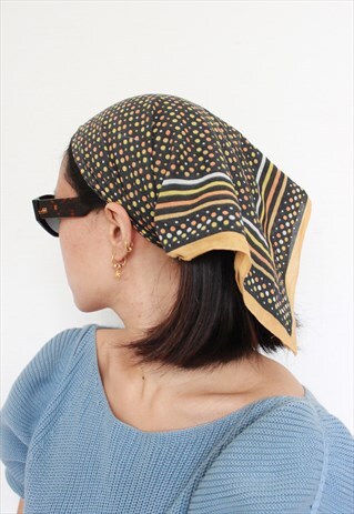 90S/ Y2K VINTAGE POLKA DOTS BANDANA / HEADSCARF / SCARVES
