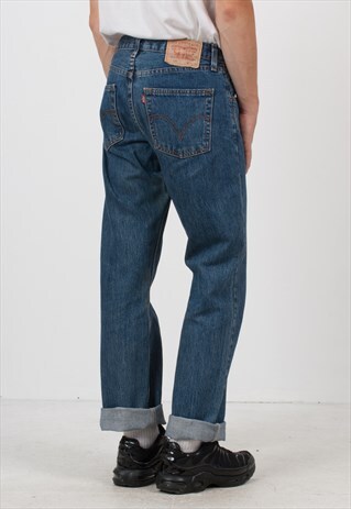 VINTAGE BLUE LEVI'S 751 FIT DENIM JEANS