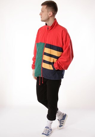 VINTAGE RARE VTG OLDSCHOOL ADIDAS TRACK JACKET 13259