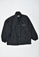 Vintage 90's Tracksuit Top Jacket Black