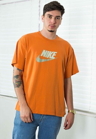 VINTAGE NIKE T-SHIRT LOGO 90S L 8.1