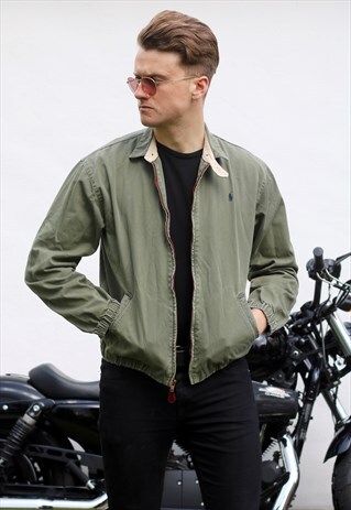 RALPH LAUREN USA CAMEL VINTAGE HARRINGTON JACKET