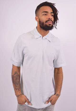 VINTAGE VALENTINO JEANS POLO SHIRT BLUE