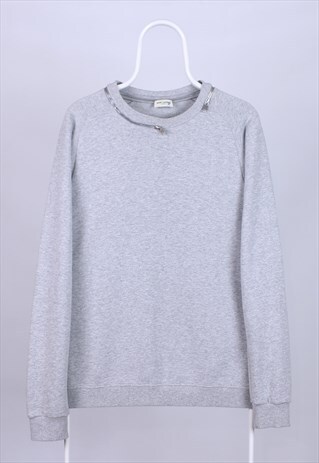 SAINT LAURENT SWEATSHIRT RARE GRAY M L
