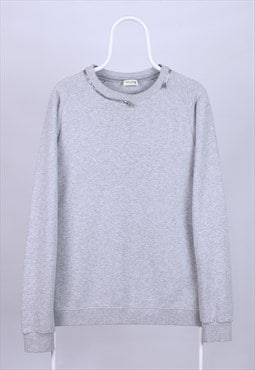 Saint Laurent sweatshirt rare gray M L 