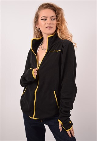 VINTAGE NIKE FLEECE JACKET BLACK