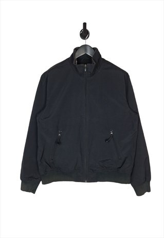 MEN'S FRED PERRY LIGHTWEIGHT JACKET IN BLACK SIZE LARGE