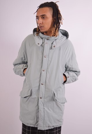VINTAGE TRUSSARDI PARKA JACKET TURQUOISE