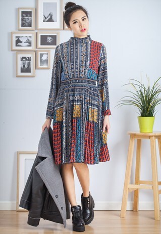 VINTAGE-INSPIRED BOHO DRESS