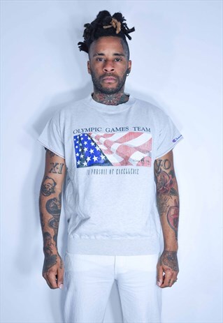 CHAMPION EMBROIDED T SHIRT