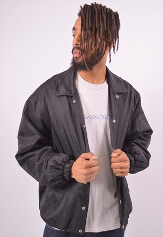 VINTAGE CALVIN KLEIN BOMBER JACKET BLACK