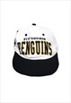 OFFICIAL NHL PITTSBURGH PENGUINS WHITE SPELLOUT CAP BY ZEPHY