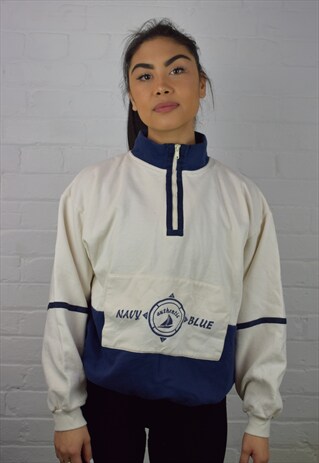 VINTAGE 90'S 1/4 ZIP SWEATSHIRT