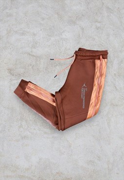 Orange Jordan Sweatpants 23 Engineered Small