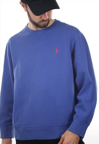 VINTAGE RALPH LAUREN SMALL LOGO SWEATSHIRT JUMPER