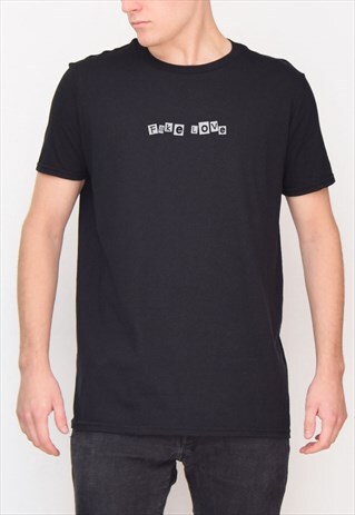 BLACK FAKE LOVE T-SHIRT