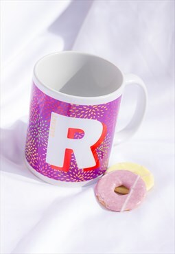 Colourful Alphabet Letter R Mug 
