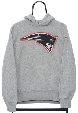 Vintage Nike NFL New England Patriots Grey Hoodie Womens