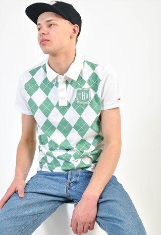 VINTAGE HILFIGER DENIM POLO SHIRT