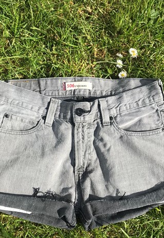 VINTAGE 90'S RELAXED GREY LEVI SHORTS
