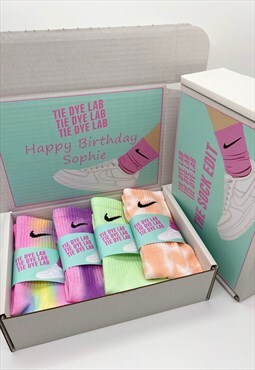 Nike Tie Dye Sock Edit Gift Box - 4 Pairs