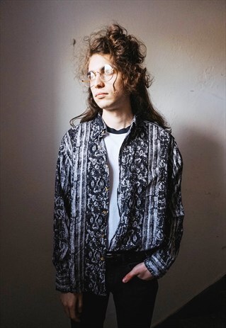 VINTAGE ABSTRACT PATTERNED SHIRT