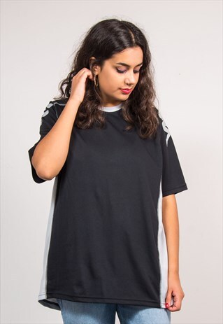 VINTAGE 90'S BLACK KAPPA SPORTS T-SHIRT
