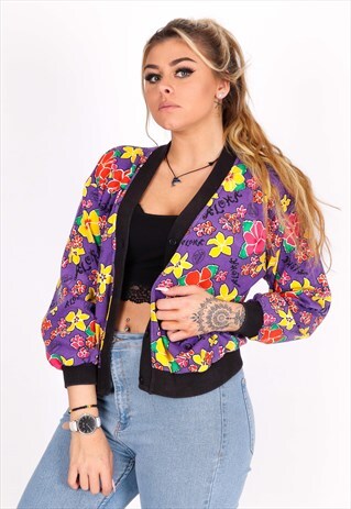 VINTAGE FLORAL CARDIGAN NJ1188