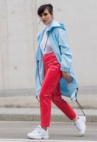 BLUE PARKA COAT