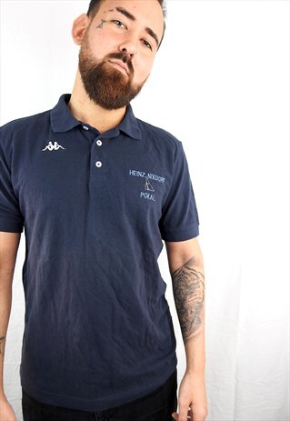 VINTAGE NAVY BLUE POLO
