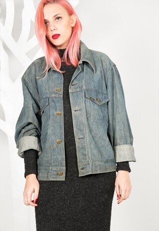 LAST UNIT SALE / VINTAGE 80S LEE DENIM JACKET S0253