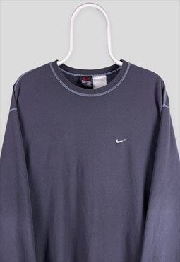 Vintage Nike Grey Fleece Sweatshirt XL