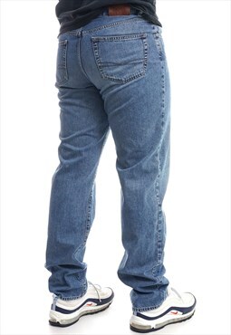 Vintage Hugo Boss Straight Leg Blue Denim Jeans Mens