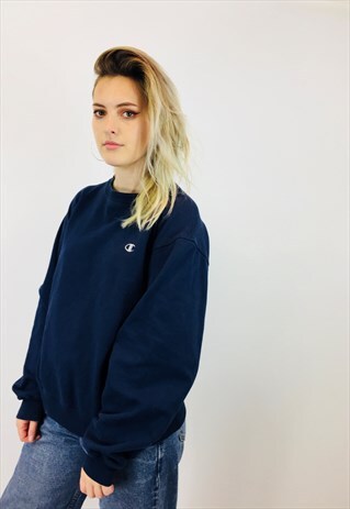 VINTAGE CHAMPION EMBROIDERED SWEATSHIRT