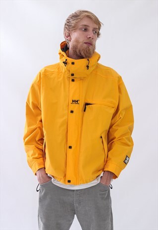 VINTAGE MENS HELLY HANSEN SAILING LOGO WINDBREAKER JACKET