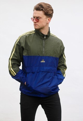 ADIDAS ATHLETICS 1/4 ZIP TRACK & FIELD SPORTSWEAR JACKET
