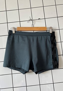 Vintage MOSCHINO Shorts Swim Trunks 90s Green