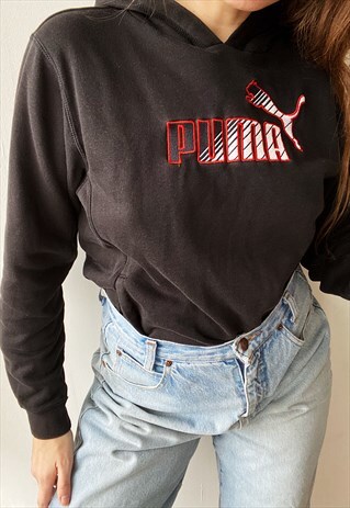VINTAGE Y2K PUMA LOGO GRAPHIC SWEATSHIRT JUMPER HOODIE