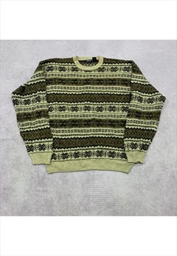 Vintage Knitted Jumper Men's L