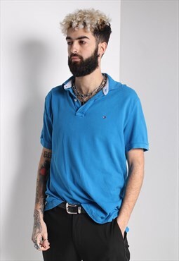 Vintage Tommy Hilfiger Polo Shirt Blue