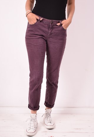 WOMENS VINTAGE JEANS W32 L29 PURPLE 90S