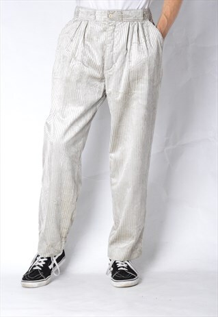 VINTAGE 80S BEIGE CORDUROY PANTS