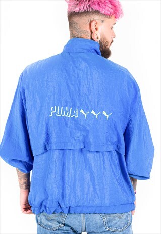VINTAGE 80S PUMA WINDBREAKER JACKET / S1862