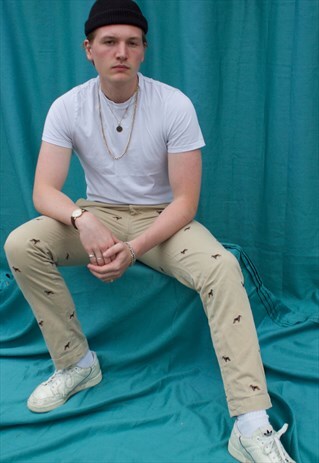 VINTAGE RALPH LAUREN 'MARITIME BEAGLE' CHINO
