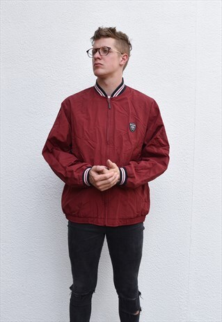 REEBOK WINDBREAKER BOMBER JACKET SIZE L