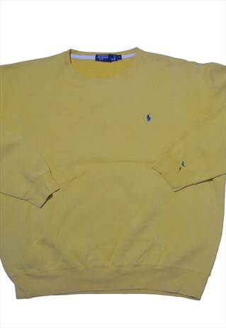 VINTAGE POLO RALPH LAUREN CREW NECK JUMPER SWEATSHIRT