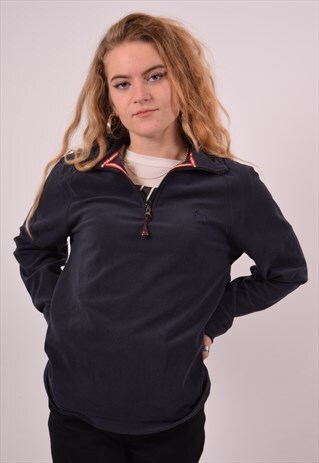 VINTAGE SERGIO TACCHINI FLEECE JUMPER BLUE