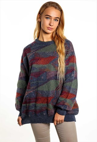 VINTAGE PATTERNED JUMPER K174