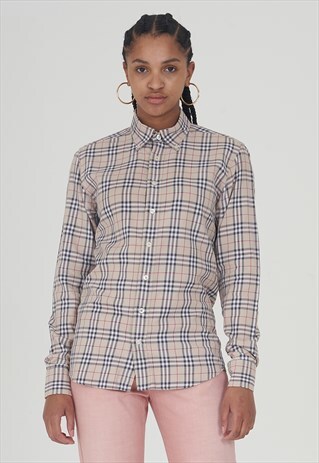 VINTAGE 00S BURBERRY NOVA CHECK SHIRT
