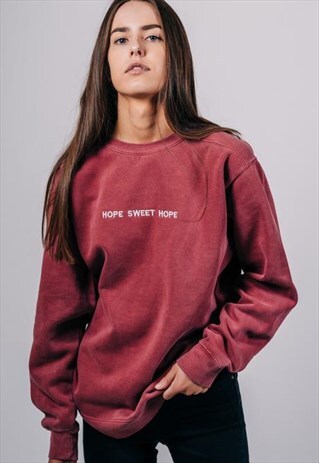 OUTSIDEIN SWEATER (UNISEX) BURGUNDY